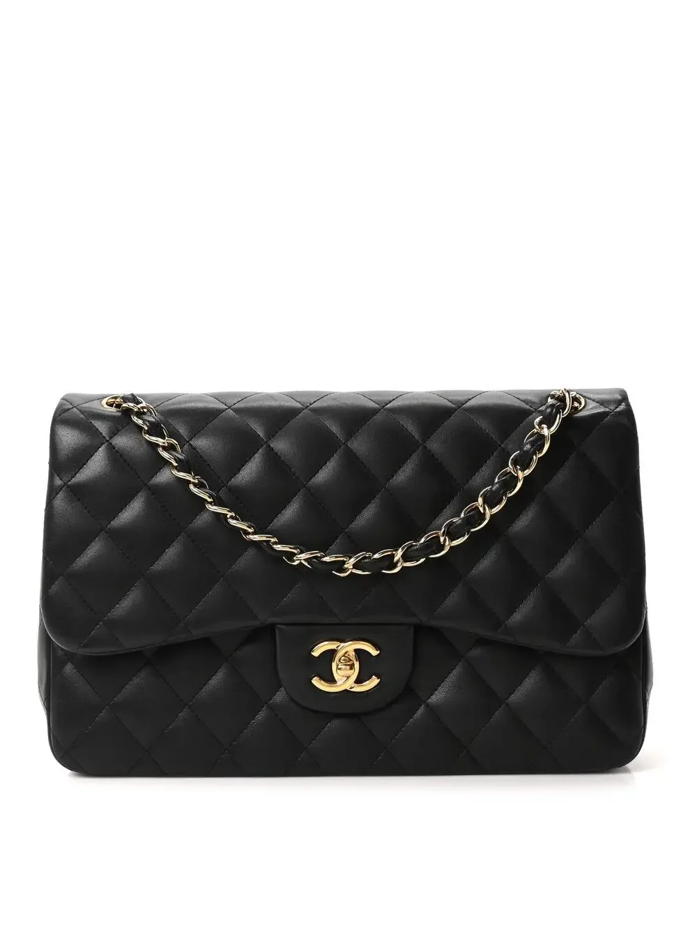 Chanel Lambskin Quilted Jumbo Double #291059C62B